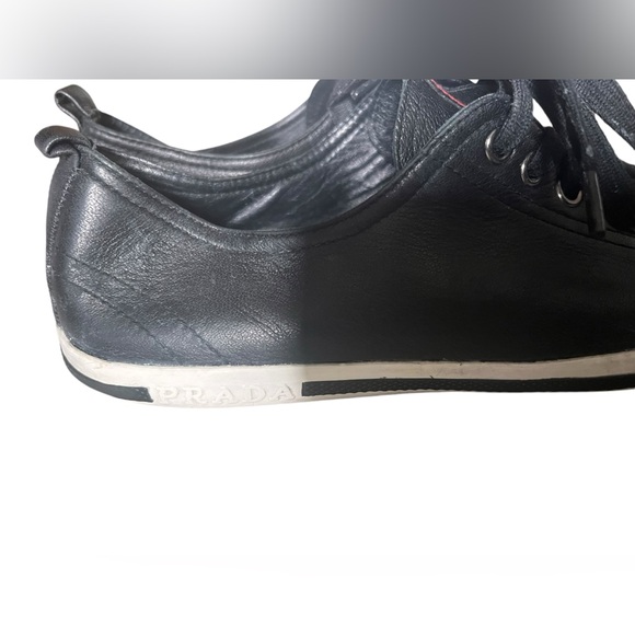 Prada Leather Sneakers - Picture 4 of 9